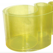 Feuille de polyuréthane jaune transparent